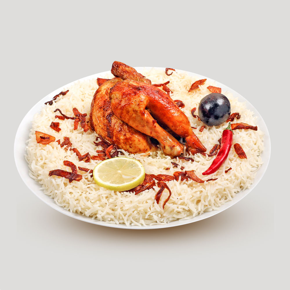 نصف دجاج شواية