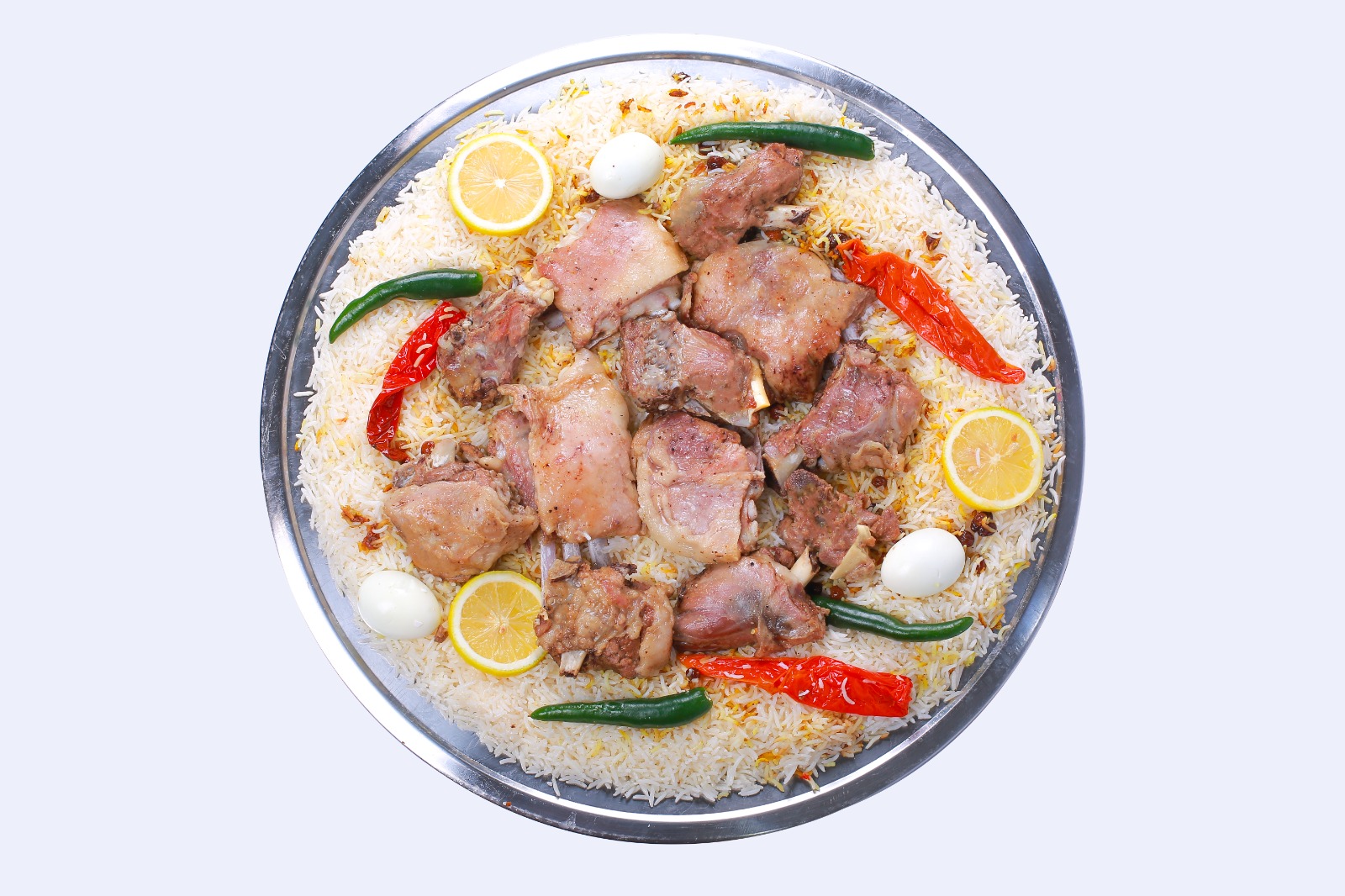 نفر لحم مدفون رز شعبي